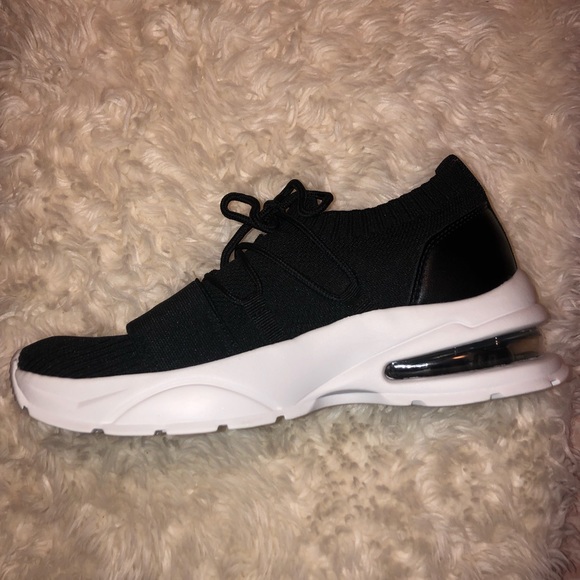 Qupid Shoes - Miss Lola Qupid Black Sneakers